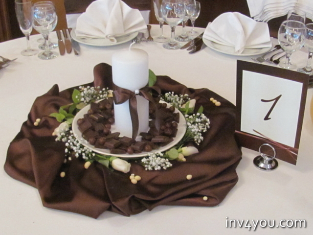 Фото - Оформление свадьбы в шоколадном цвете